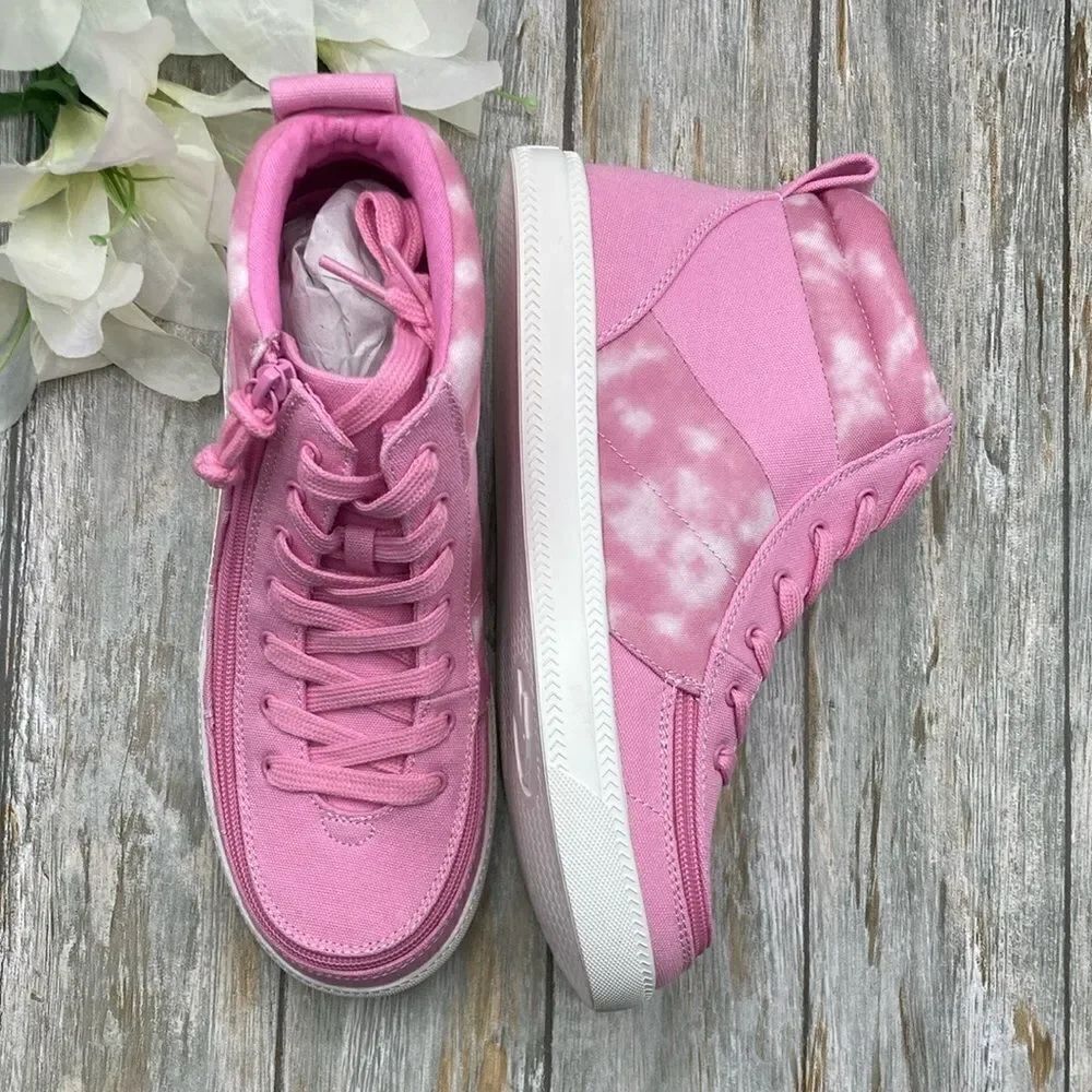 BILLY Footwear Street Girls' Tie Dye Hightop Shoes Sneakers Size 7